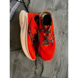 EUC Saucony Womens Ride 15 Running Shoe Campfire Story size 8.5